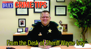 Weekly Crime Tip From the Desk of Wayne Ivey
